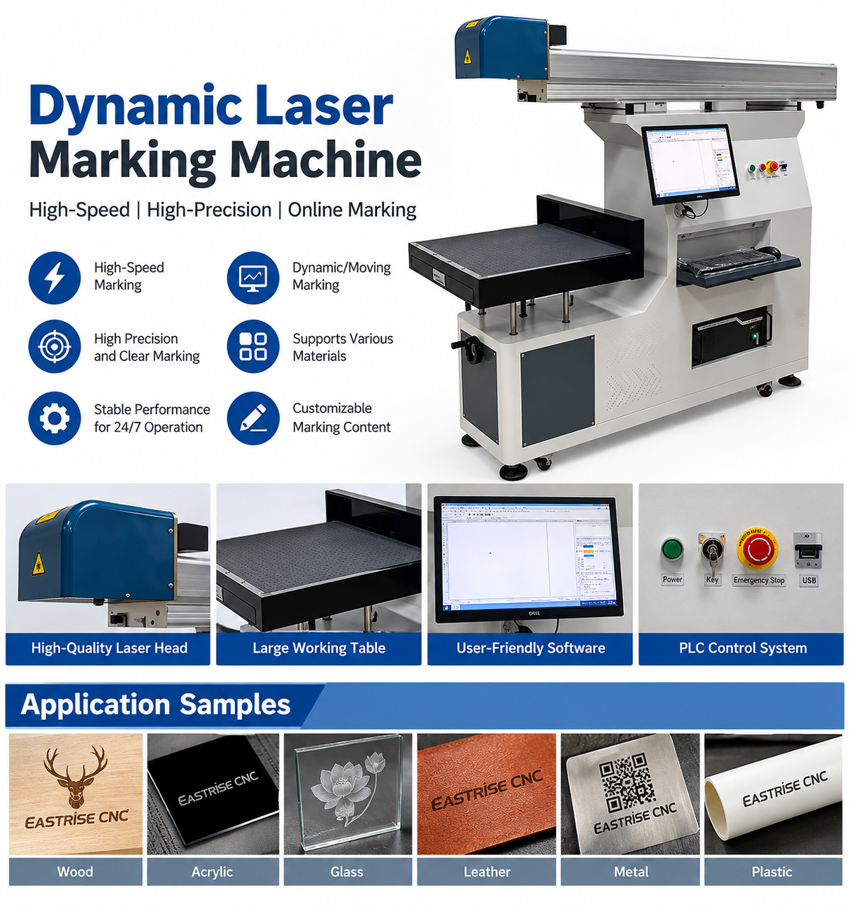 Dynamic CO2 Laser Marking Machine