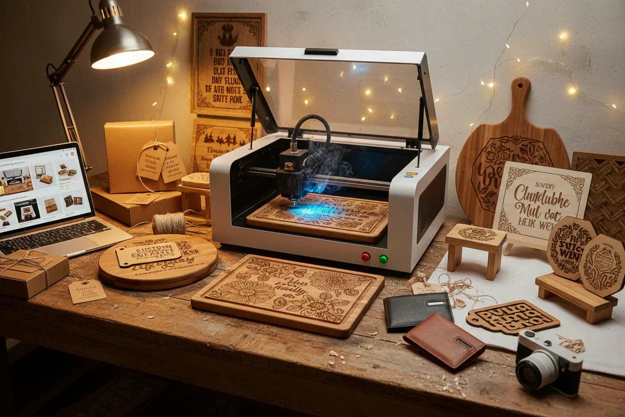 laser-engraved-mdf-signs-gifts Personalized MDF signs, gift plaques, photo frames, and ornaments made with laser engraving