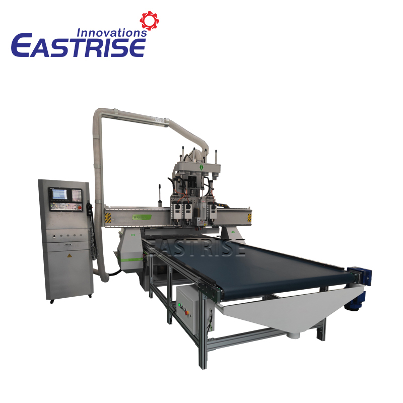 1325 Triple-spindle ATC Furniture Cnc Router with Boring Head