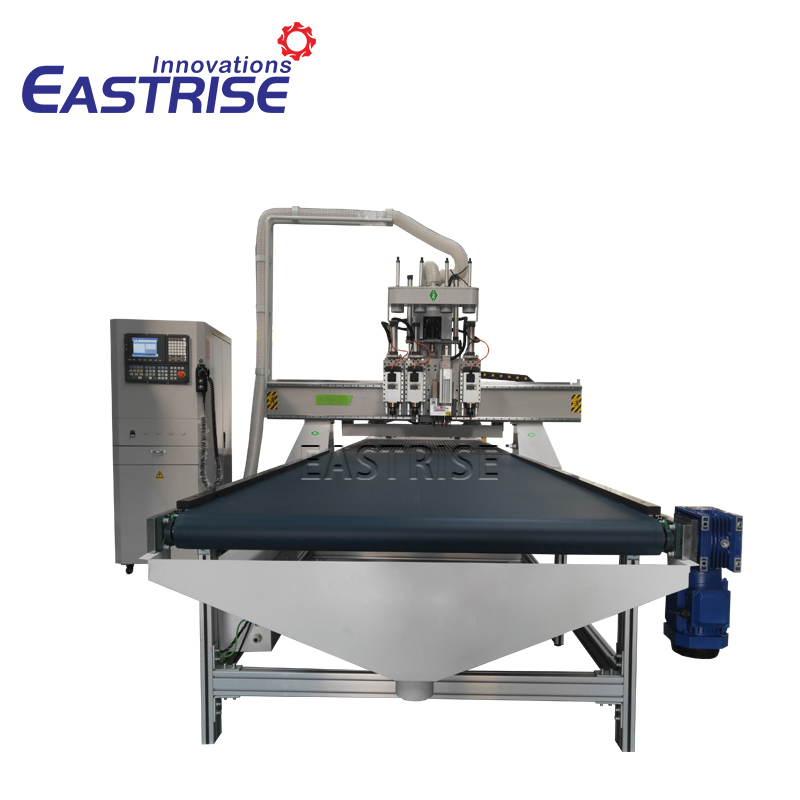 1325 Triple-spindle ATC Furniture Cnc Router with Boring Head