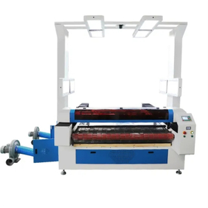CO2 Laser Cutting Machine Auto Feed Large Format CCD Camera Vision CNC For Fabric Textile