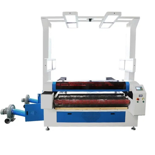CO2 Laser Cutting Machine Auto Feed Large Format CCD Camera Vision CNC For Fabric Textile