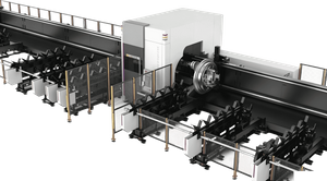 4 Chucks (Side Hanging) Heavy-Load Laser Tube Cutting Machine