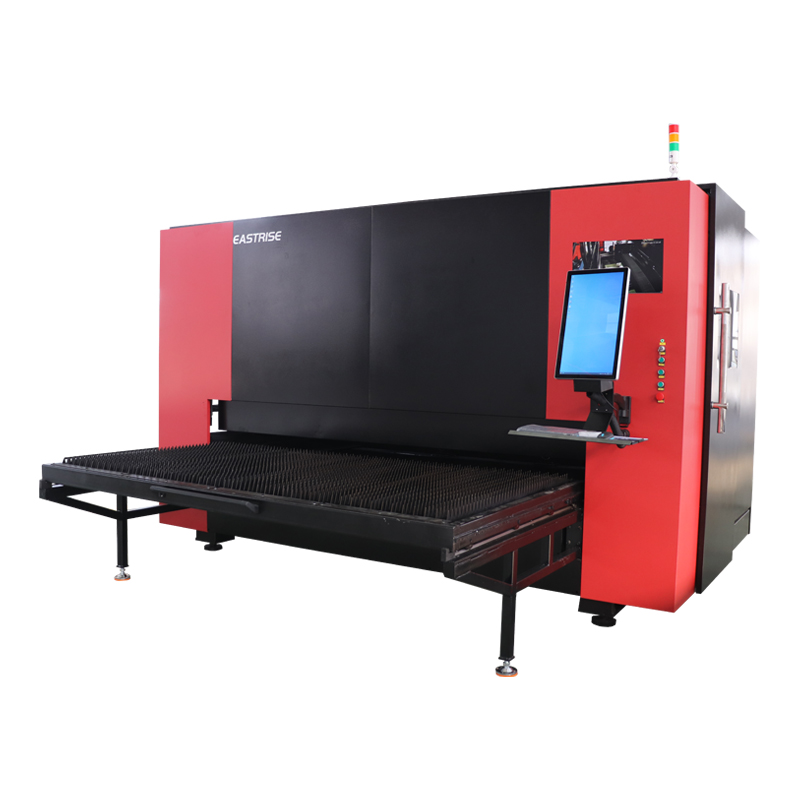  Close Fiber laser cutting machine for metal single platform