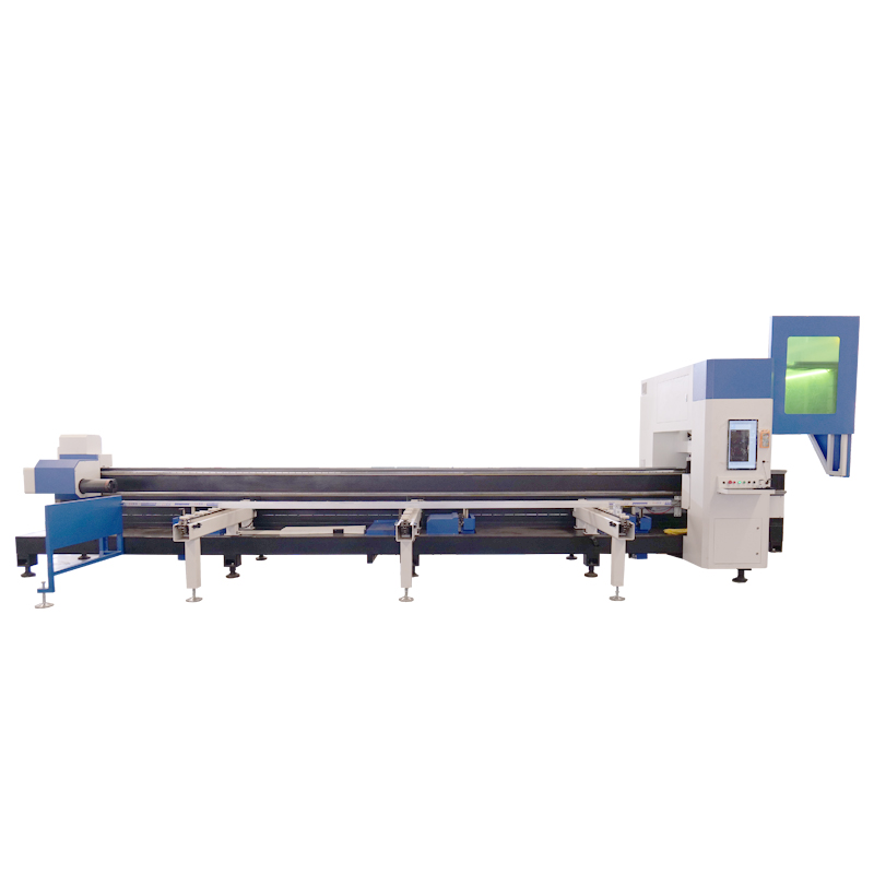 Semi Auto Loading 2 Chucks Laser Tube Cutting Machine