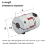 Aluminum Plum Blossom Claw Coupling 