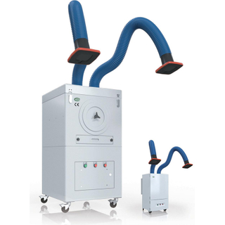 Double Arm Mobile Fume Dust Purifier 