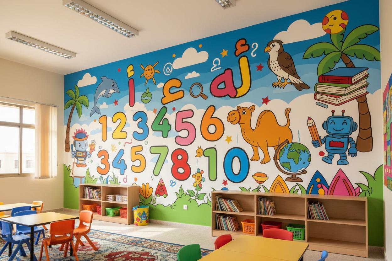 Educational Wall Mural Printing for Schools