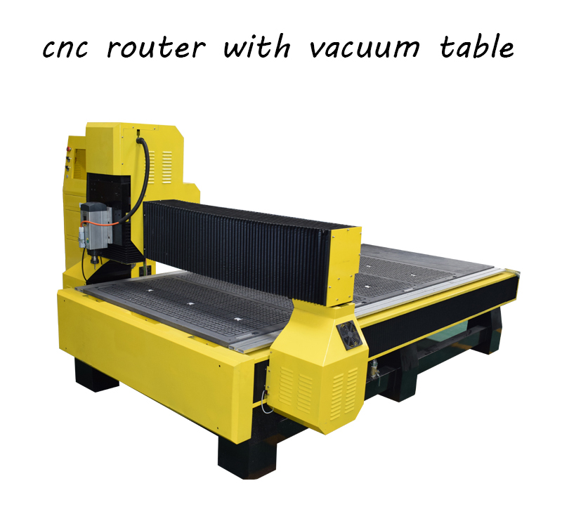 cnc router with vacuum table